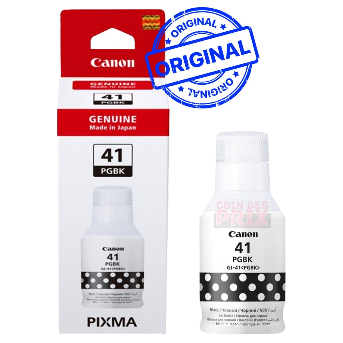 Canon GI-41PGBK Noir Bouteille d’encre Canon d’origine (4528C001AA)