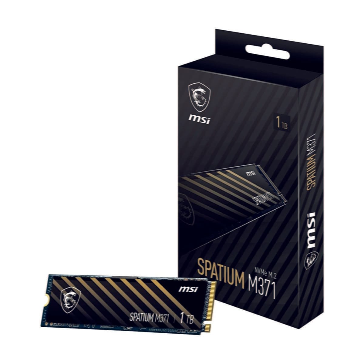 MSI SPATIUM M371 NVMe M.2 1TB Internal SSD PCIe Gen3 NVMe 3D NAND (S78-440L870-P83)