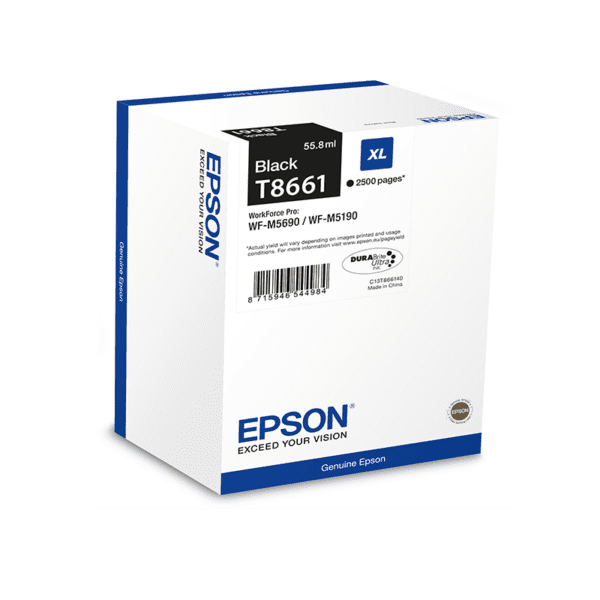 Epson T8661 Noir XL – Cartouche d’encre DURABrite™ Ultra (C13T866140)