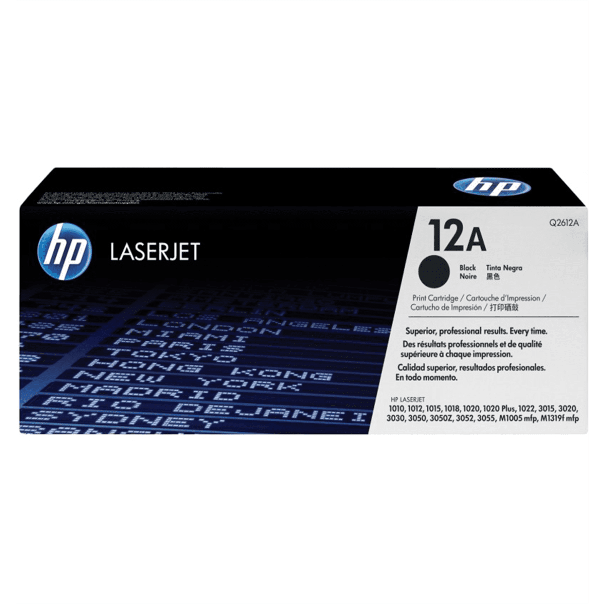 HP 12A Noir – Toner LaserJet d’origine (Q2612A)