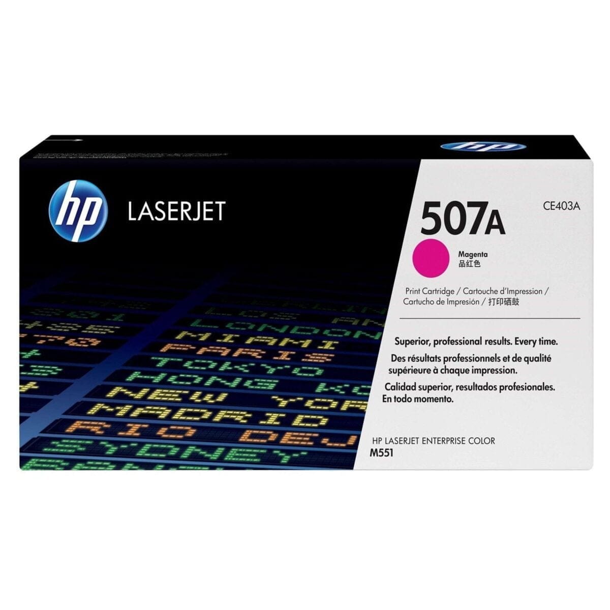 HP 507A Magenta – Toner LaserJet d’origine (CE403A)