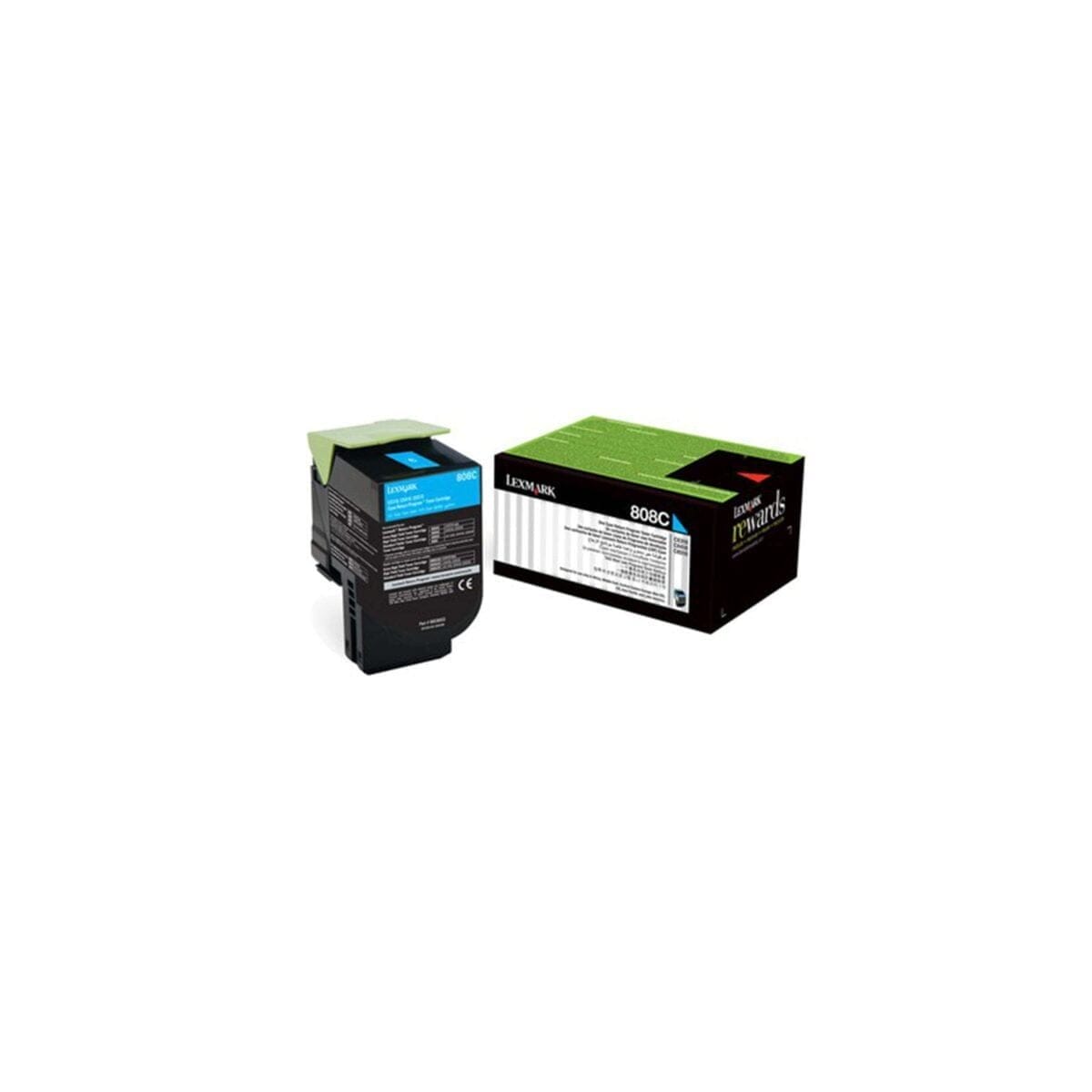 Lexmark 808C Cyan – Toner Lexmark d’origine (80C80C0)