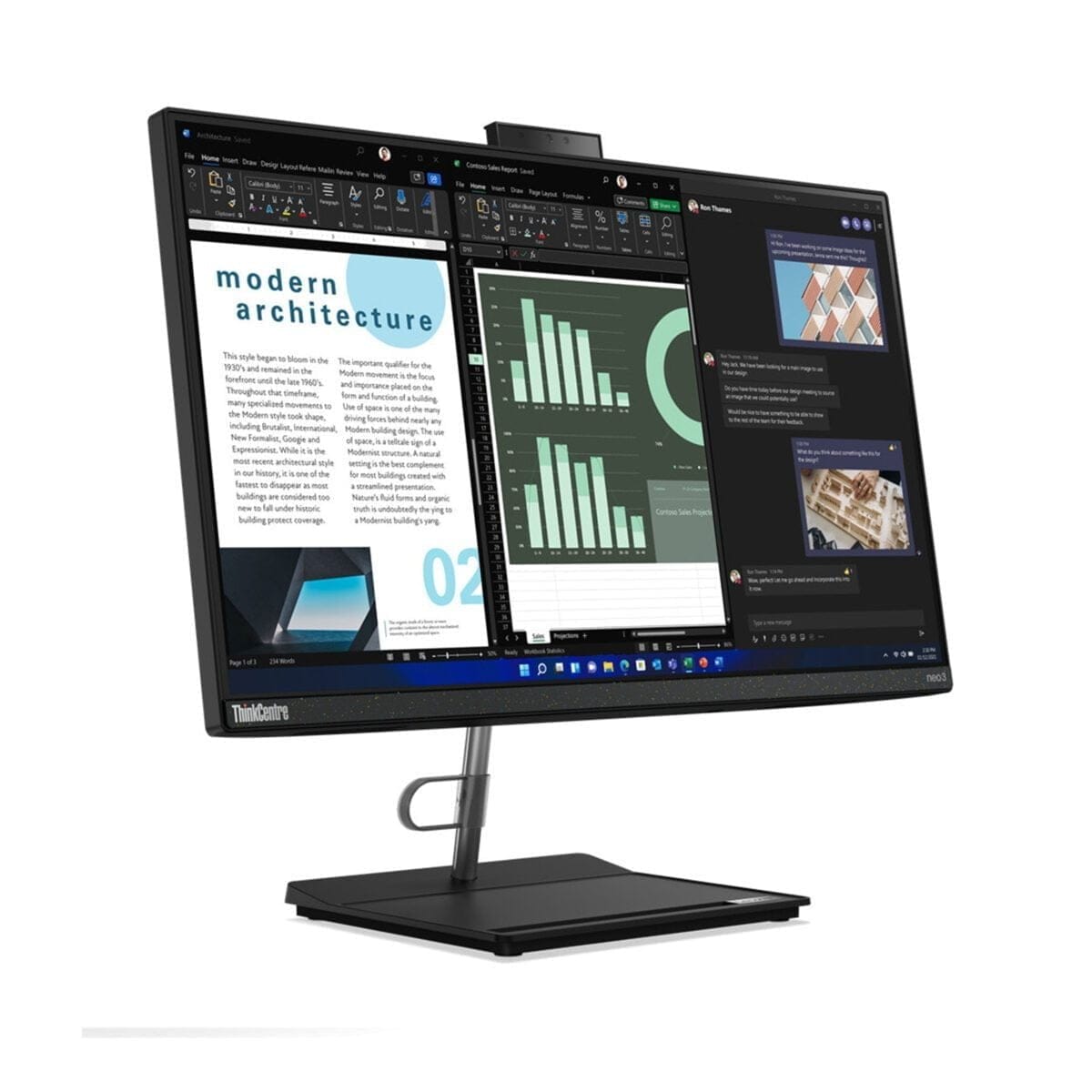 Ordinateur Tout-en-un Lenovo ThinkCentre neo 30a 22