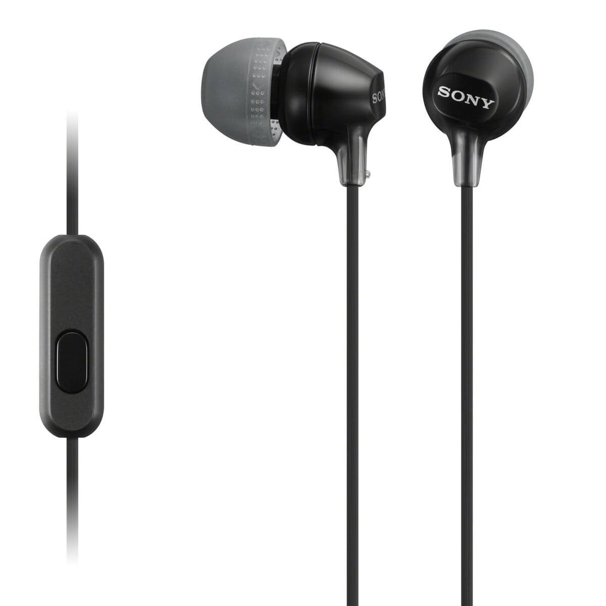 Sony MDR-EX15APB Ecouteurs Intra-auriculaires avec Microphone – Noir (MDR-EX15APBZE)