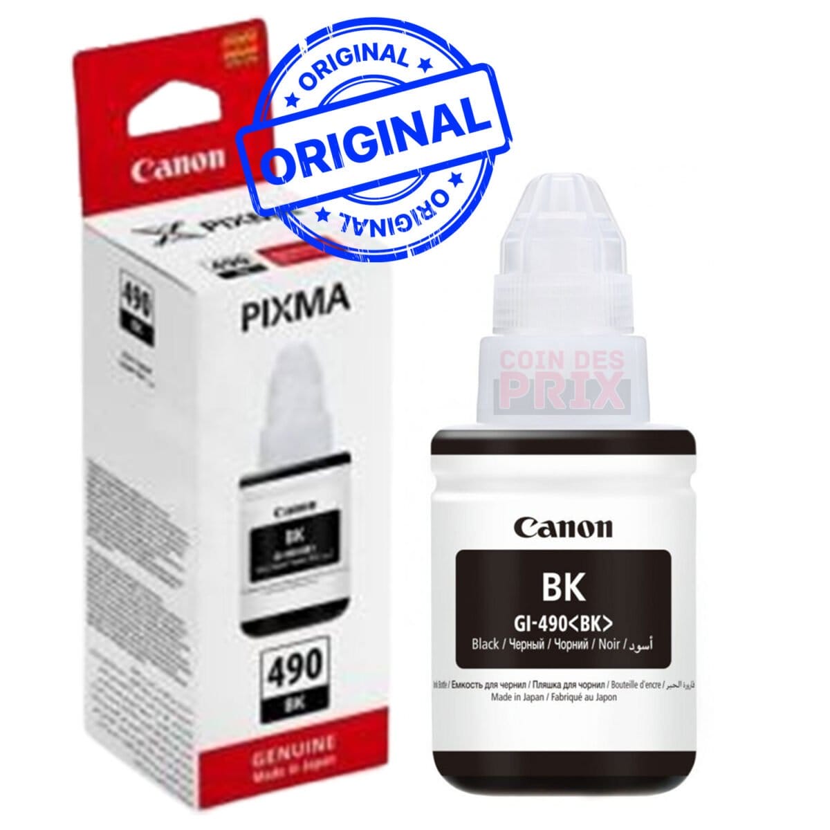 Pack de 4 bouteilles d’encre Canon COMPATIBLE GI-490 (PACK490)