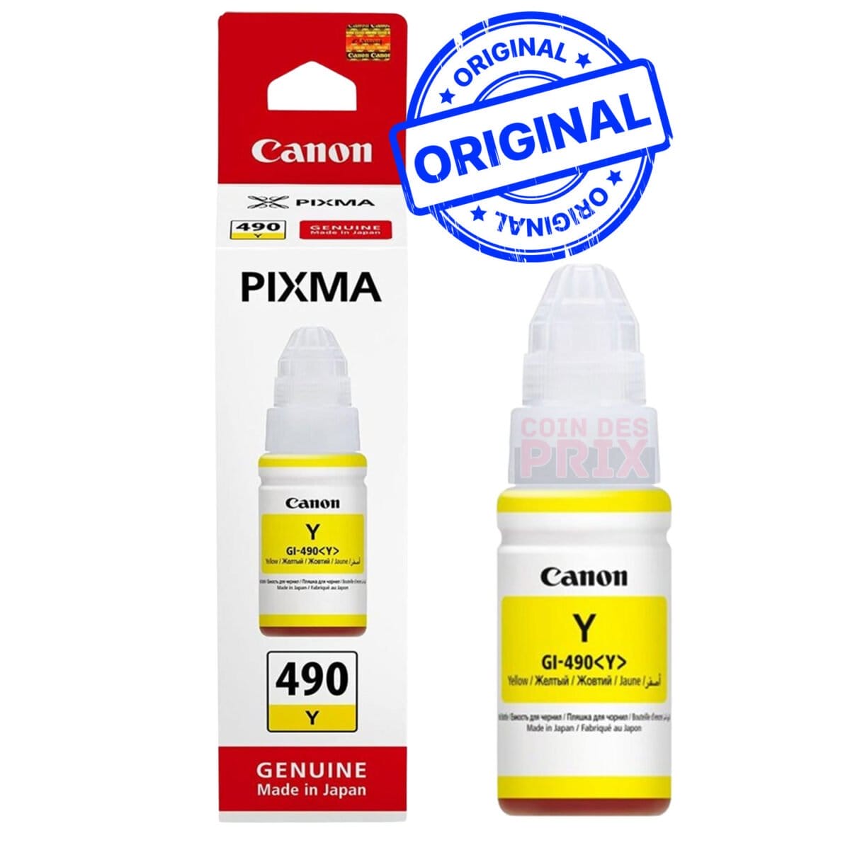 Pack de 4 bouteilles d’encre Canon COMPATIBLE GI-490 (PACK490)